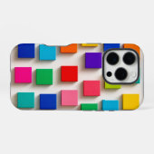 Happy Cube iPhone Hülle (Rückseite (Horizontal))