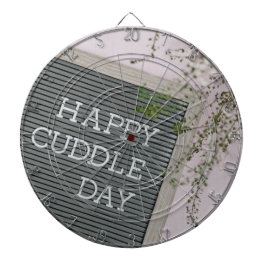 Happy Cuddle Day (Warme Schläger und liebende Schn Dartscheibe