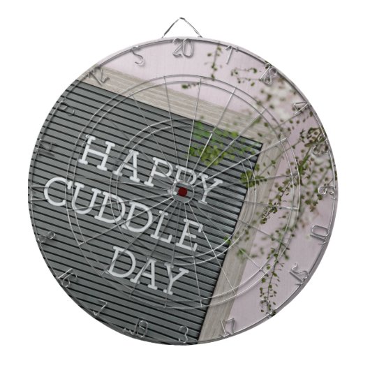 Happy Cuddle Day (Warme Schläger und liebende Schn Dartscheibe (vorne)