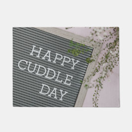 Happy Cuddle Day (Warme Schläger und liebende Schn Fußmatte
