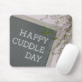Happy Cuddle Day (Warme Schläger und liebende Schn Mousepad (Mit Mouse)