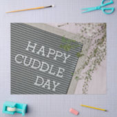 Happy Cuddle Day (Warme Schläger und liebende Schn Seidenpapier (Basteln)