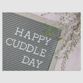 Happy Cuddle Day (Warme Schläger und liebende Schn Seidenpapier
