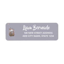 Happy cuddling Füchse auf grau