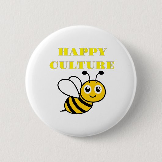 Happy Culture Button (Vorderseite)