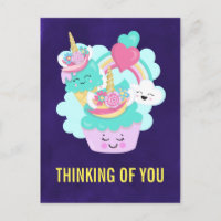 Happy Cupcake and Ice Cream Denken Sie an Sie