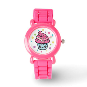 Happy Cupcake Kinder sehen Armbanduhr