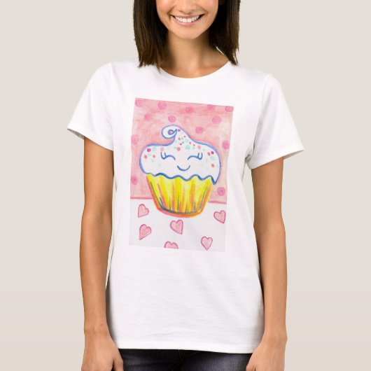 Happy Cupcake Shirt (Vorderseite)