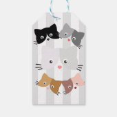 Happy Curious Kittens Geschenkanhänger (Rückseite)