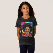 Happy Curls | Digitale Kunst | Afrikanisch-amerika T-Shirt (Vorne ganz)