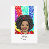 Happy Curls | Digitale Kunst | Happy Birthday Karte (Rückseite)
