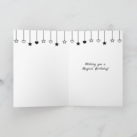 Happy Curls | Digitale Kunst | Happy Birthday Karte (Innenseite)