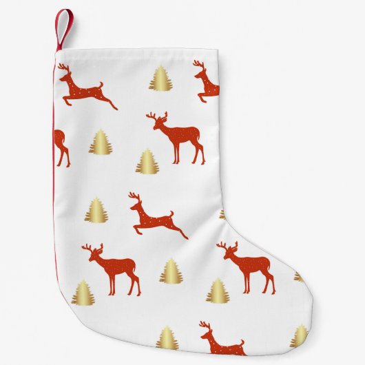 Happy Custom Christmas Strumpf Kleiner Weihnachtsstrumpf (Vorderseite)