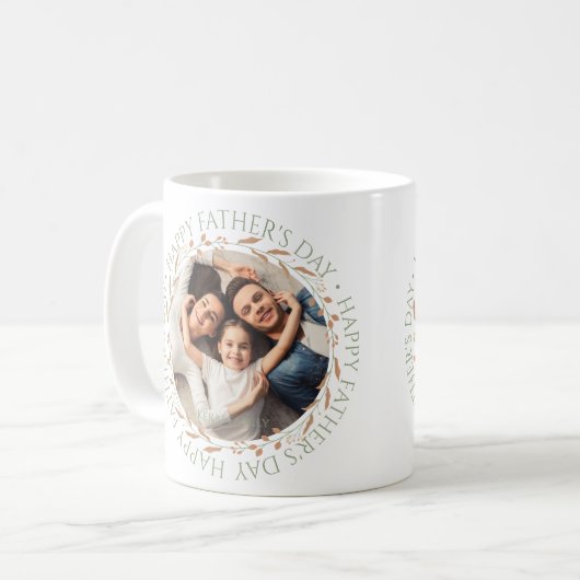 Happy Custom Foto Vatertag Tasse Geschenk (Vorderseite Links)