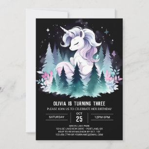 Happy Custom Horse Birthday Einladung