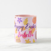 Happy Customize Lila Ostern Tasse (Zentrum)