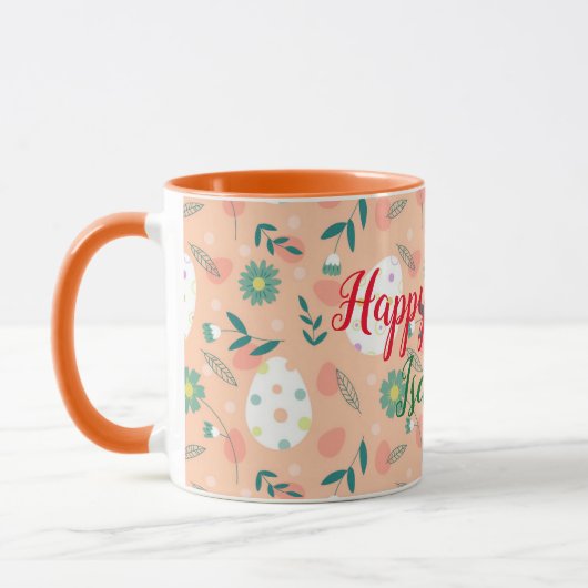 Happy Customize Orange Oaster Egg Tasse (Links)