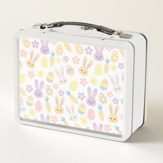 Happy Customize Oster Lila Rabbit Metall Brotdose (Rückseite)