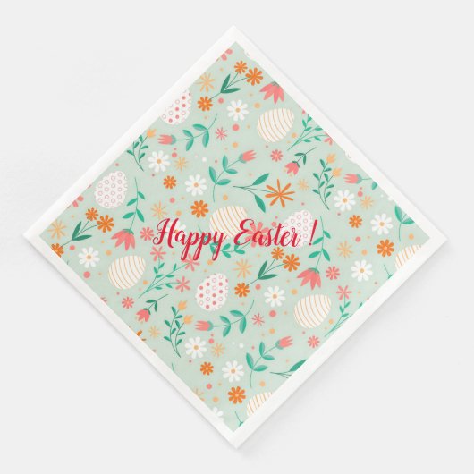 Happy Customize Ostereier Blüte Serviette (Ecke)