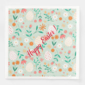 Happy Customize Ostereier Blüte Serviette (Vorderseite)