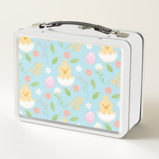 Happy Customize Osterhühnchen Metall Brotdose (Rückseite)