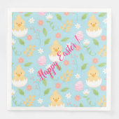 Happy Customize Osterhühnchen Serviette (Vorderseite)