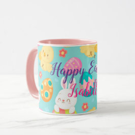 Happy Customize Osterkaninchen und Hühner Tasse