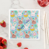 Happy Customize OsterNiedliche Kaninchen Serviette (Beispiel)