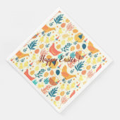 Happy Customize OsterNiedliches Vintages Huhn Serviette (Ecke)