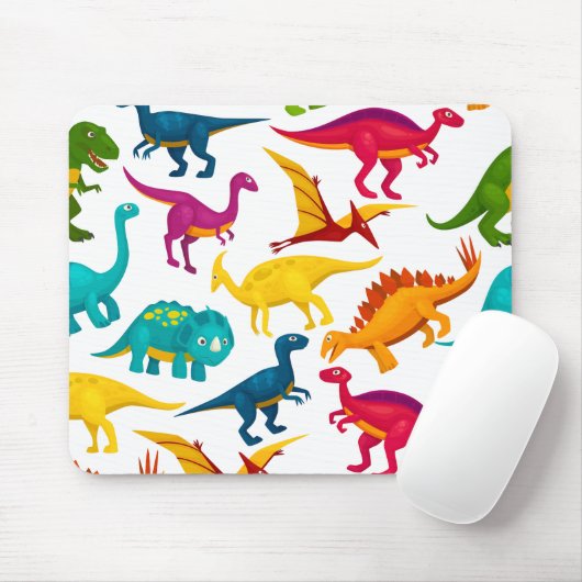 Happy cuteDino Mousepad (Mit Mouse)