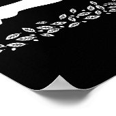 Happy Dachshund With Autumn Leaves For Pet Lovers Poster (Ecke)