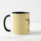 Happy Dackel Hummel Tasse (Links)