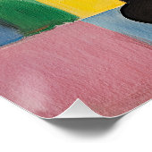 Happy Dackel Hund 03 - Kaori Poster (Ecke)