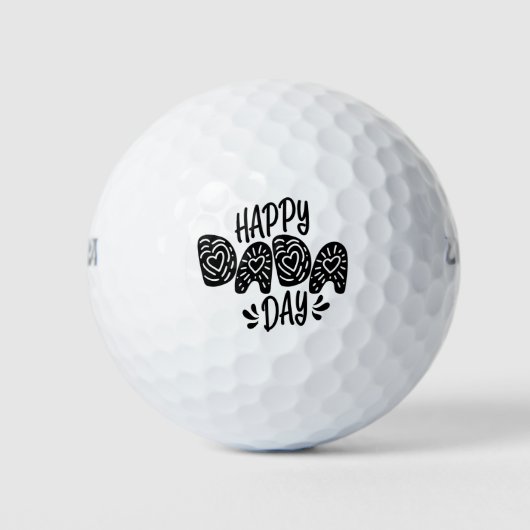 Happy Dada Day Happy Vatertag | Golfplätze Golfball (Vorderseite)