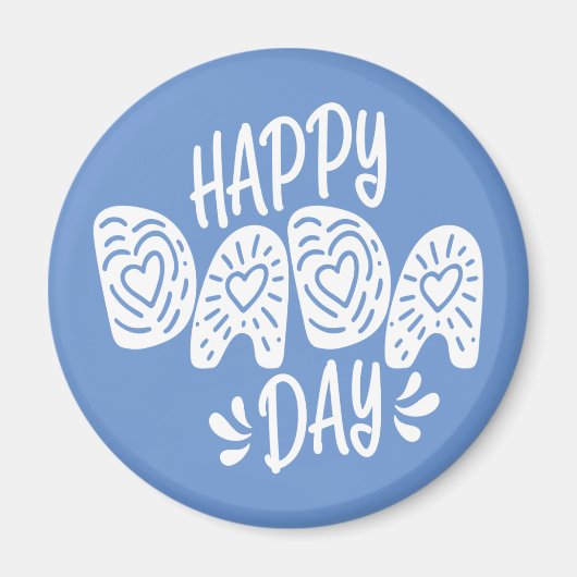 Happy Dada Day Happy Vatertag | Magnet (Vorne)