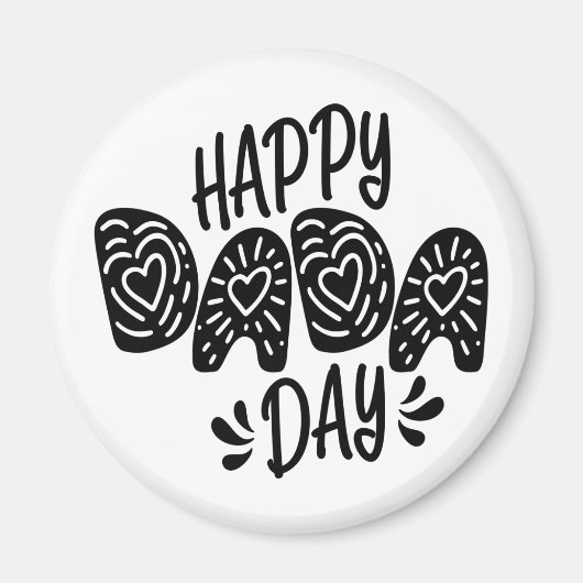 Happy Dada Day Happy Vatertag | Magnet (Vorne)