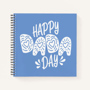 Happy Dada Day Happy Vatertag   Notebook Notizblock