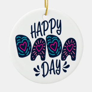 Happy Dada Day Happy Vatertag Ornament