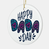 Happy Dada Day Happy Vatertag | Ornament (Links)