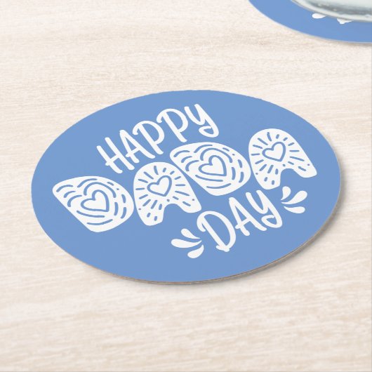 Happy Dada Day Happy Vatertag | UNTERSETZER (Angewinkelt)