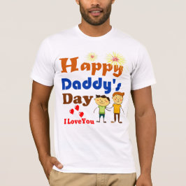 Happy Daddy's Day Design T-Shirt