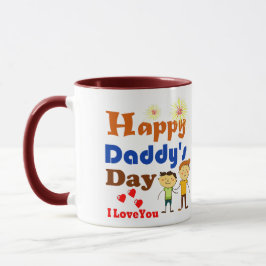 Happy Daddy's Day Tasse