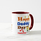 Happy Daddy's Day Tasse (VorderseiteRechts)