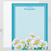 Happy Daisies Blue - Blauer unausgezeichneter Papi (Vorne/Hinten)