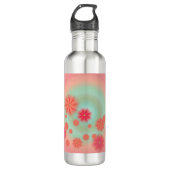 Happy Daisies Edelstahlflasche (Vorderseite)