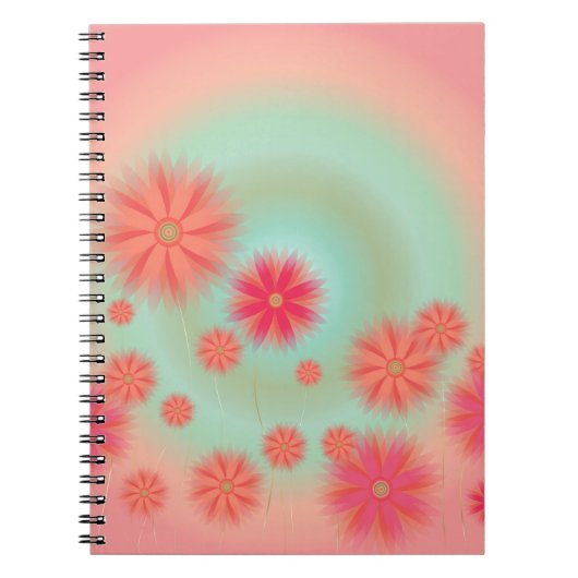 Happy Daisies Notizblock (Vorderseite)