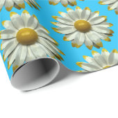 Happy Daisy Blume - Blumenfrühlingsblüte Geschenkpapier (Rolleneckpunkt)
