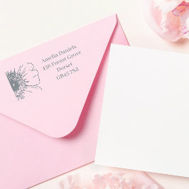 Happy Daisy Rücksendeadresse Permastempel