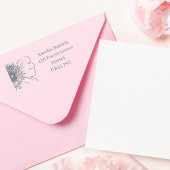 Happy Daisy Rücksendeadresse Permastempel