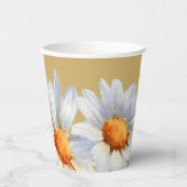Happy Daisy Wedding Paper Cup Pappbecher (Vorderseite)